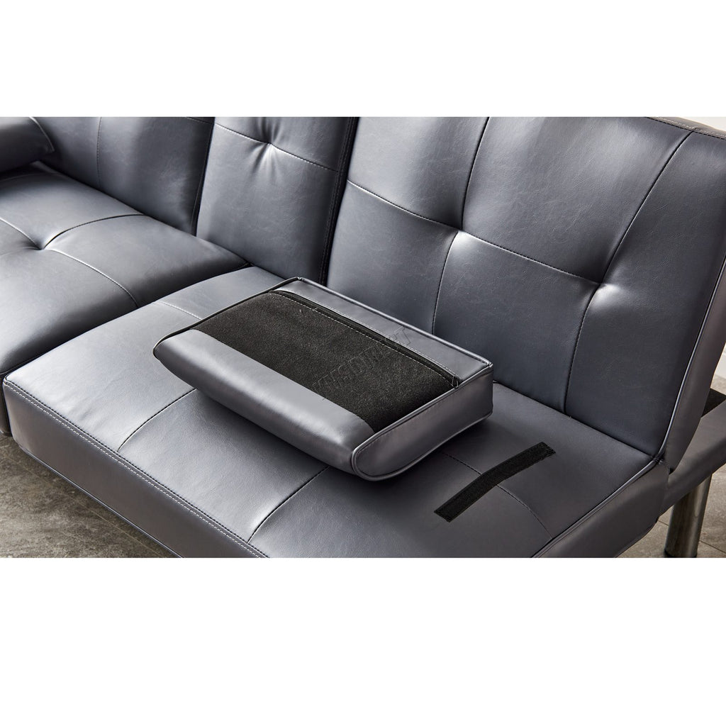 WestWood Sofa Bed Faux Leather Manhattan recliner 3 Seater