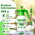 BIRCHTREE Manual Pump Garden Sprayer Bottle
