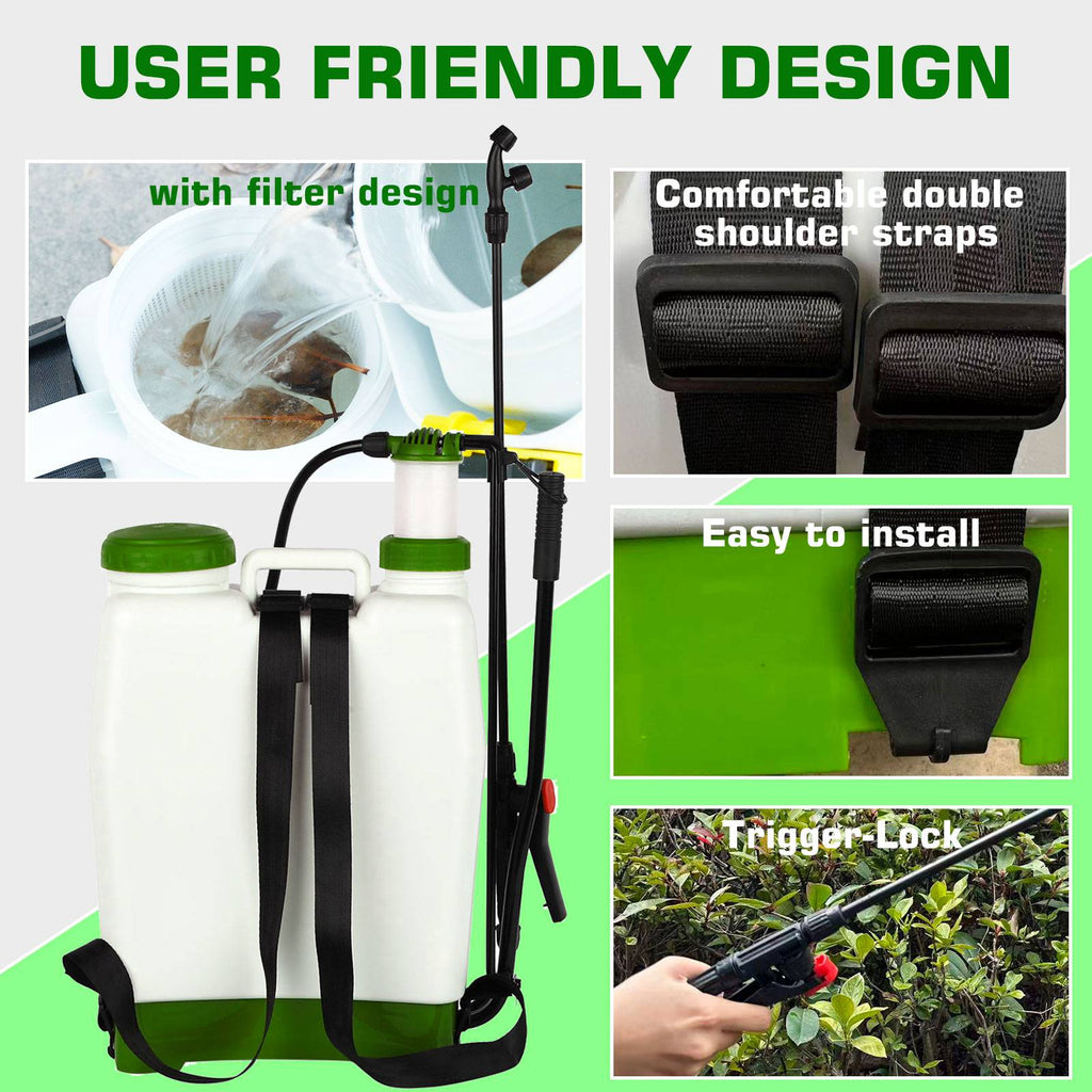 BIRCHTREE Knapsack Backpack Sprayer