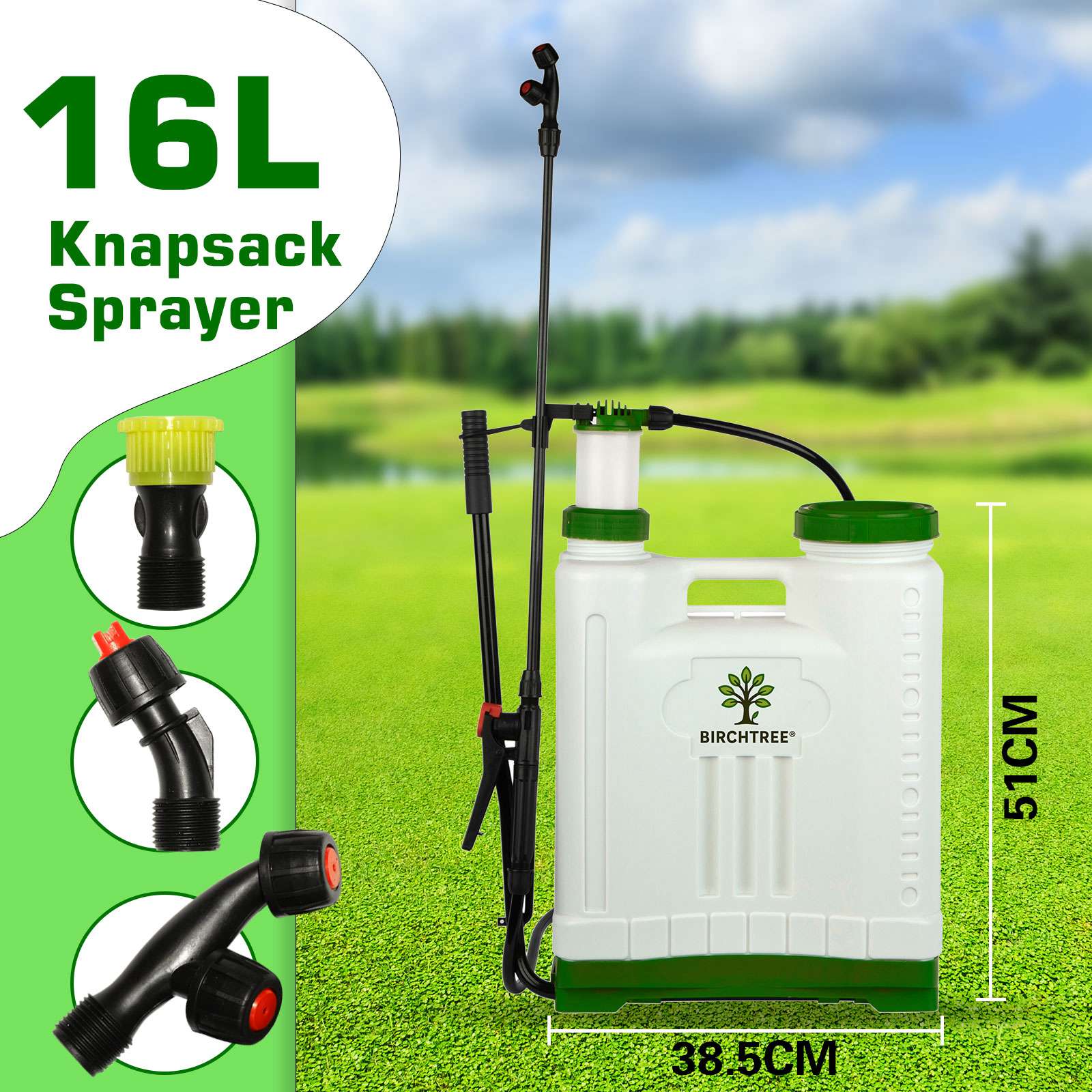 BIRCHTREE Knapsack Backpack Sprayer