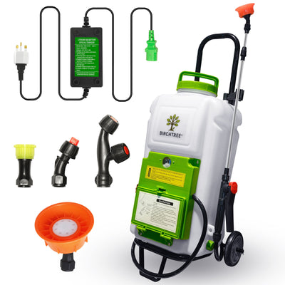 BIRCHTREE 16L Electric Garden Sprayer With Wheels