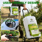 BIRCHTREE 16L Electric Garden Sprayer With Wheels