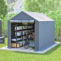 BIRCHTREE Storage Tent Garden Bike Shed Steel Frame Zipper Door