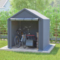 BIRCHTREE Storage Tent Garden Bike Shed Steel Frame Zipper Door
