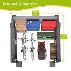 BIRCHTREE Storage Tent Garden Bike Shed Steel Frame Zipper Door