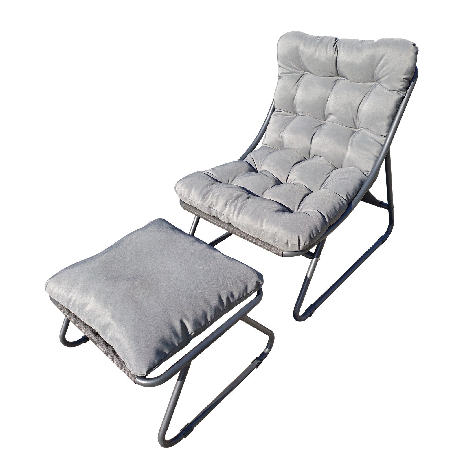 Birchtree Sun Lounger with Footstool