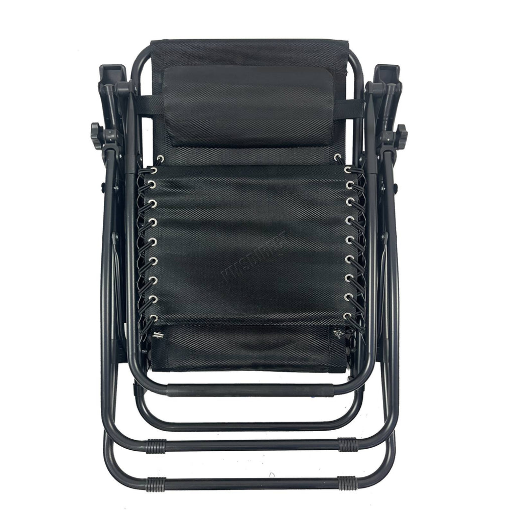 BIRCHTREE Sun Recliner Set of 3 Foldable Chair and Table SR04