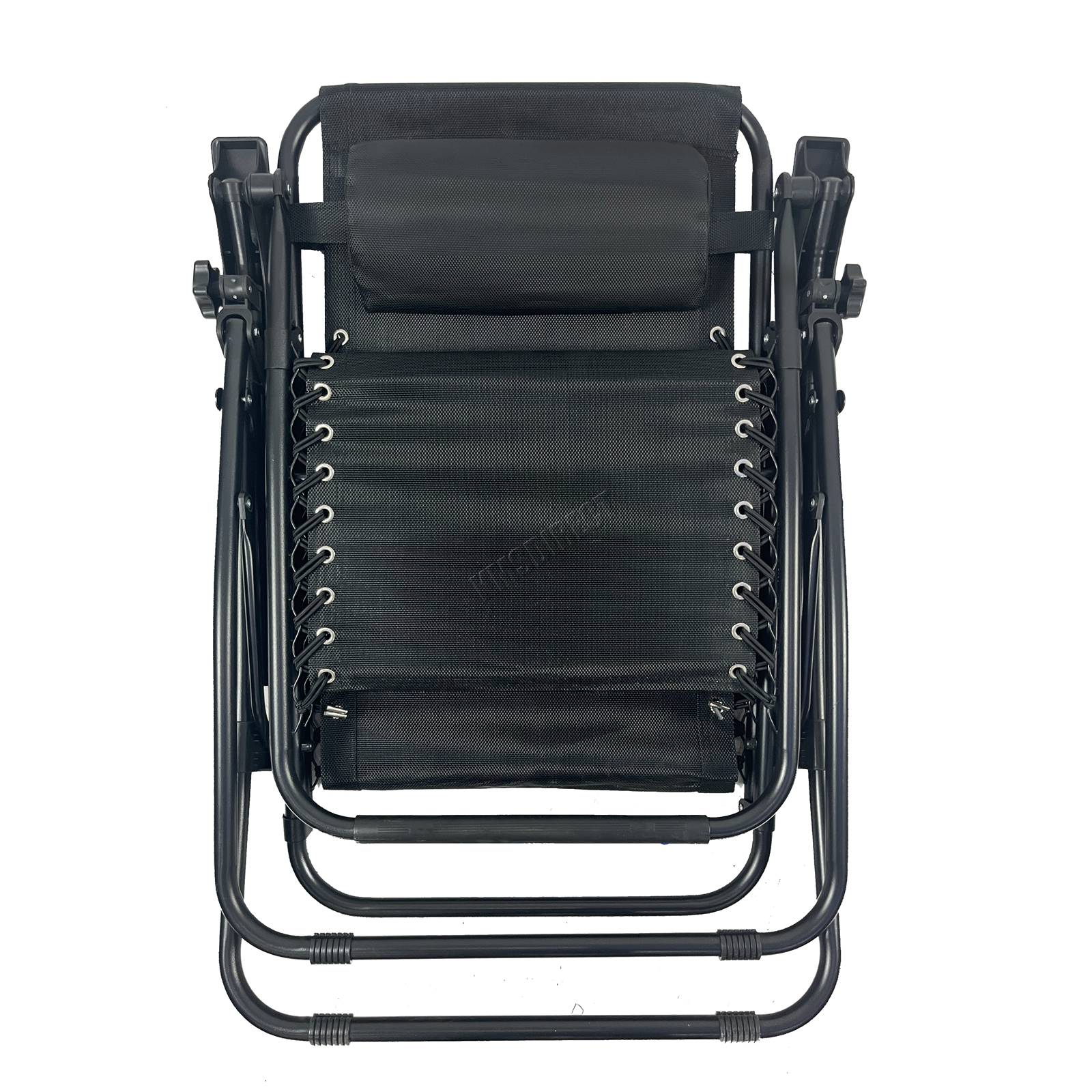 BIRCHTREE Sun Recliner Set of 3 Foldable Chair and Table SR04