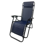 BIRCHTREE Sun Recliner Set of 3 Foldable Chair and Table SR04