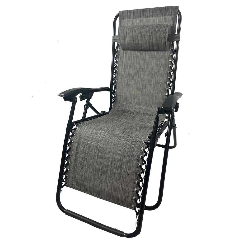 BIRCHTREE Sun Recliner Set of 3 Foldable Chair and Table SR04