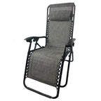 BIRCHTREE Sun Recliner Set of 3 Foldable Chair and Table SR04