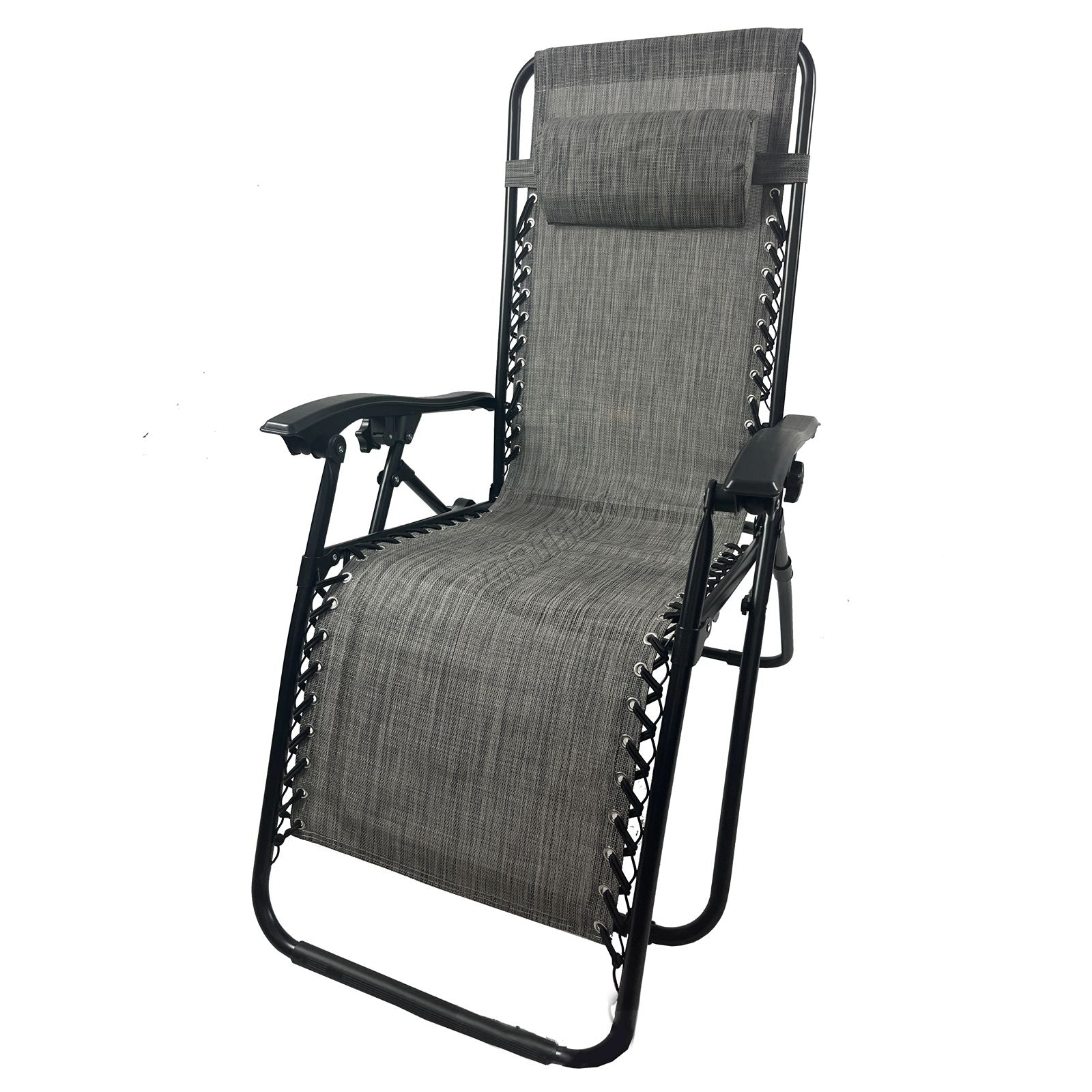 BIRCHTREE Sun Recliner Set of 3 Foldable Chair and Table SR04