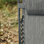 BIRCHTREE Sun Recliner Set of 3 Foldable Chair and Table SR04
