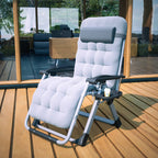 BIRCHTREE Sun Recliner With Cushion Foldable Chair SR05