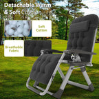 BIRCHTREE Sun Recliner With Cushion Foldable Chair SR05