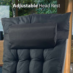 BIRCHTREE Sun Recliner With Cushion Foldable Chair SR05