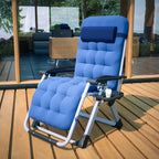 BIRCHTREE Sun Recliner With Cushion Foldable Chair SR05