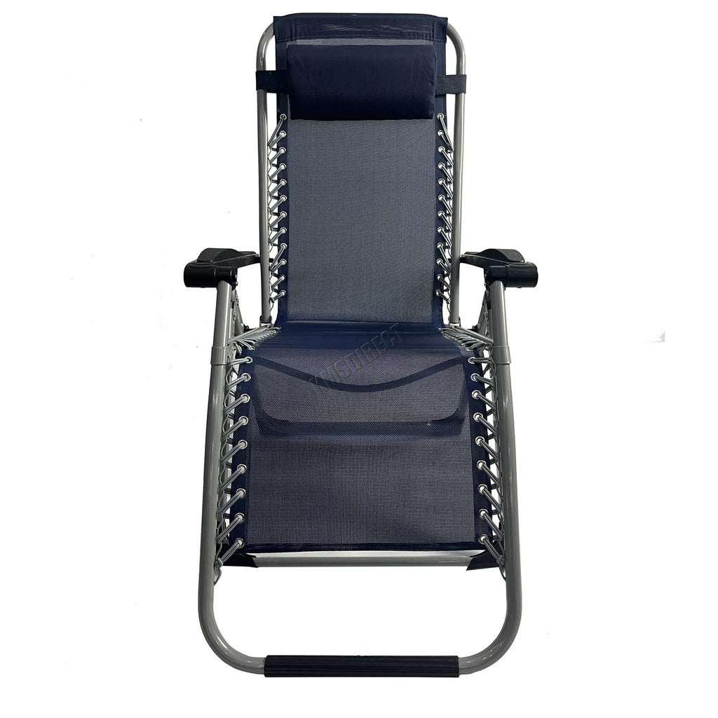 BIRCHTREE Sun Recliner With Cushion Foldable Chair SR05