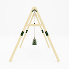 GALACTICA Outdoor Wooden Double Swing Set GC-DS01