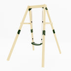 GALACTICA Outdoor Wooden Single Swing Set GC-SS01