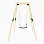 GALACTICA Outdoor Wooden Single Swing Set GC-SS01