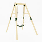 GALACTICA Outdoor Wooden Single Swing Set GC-SS01
