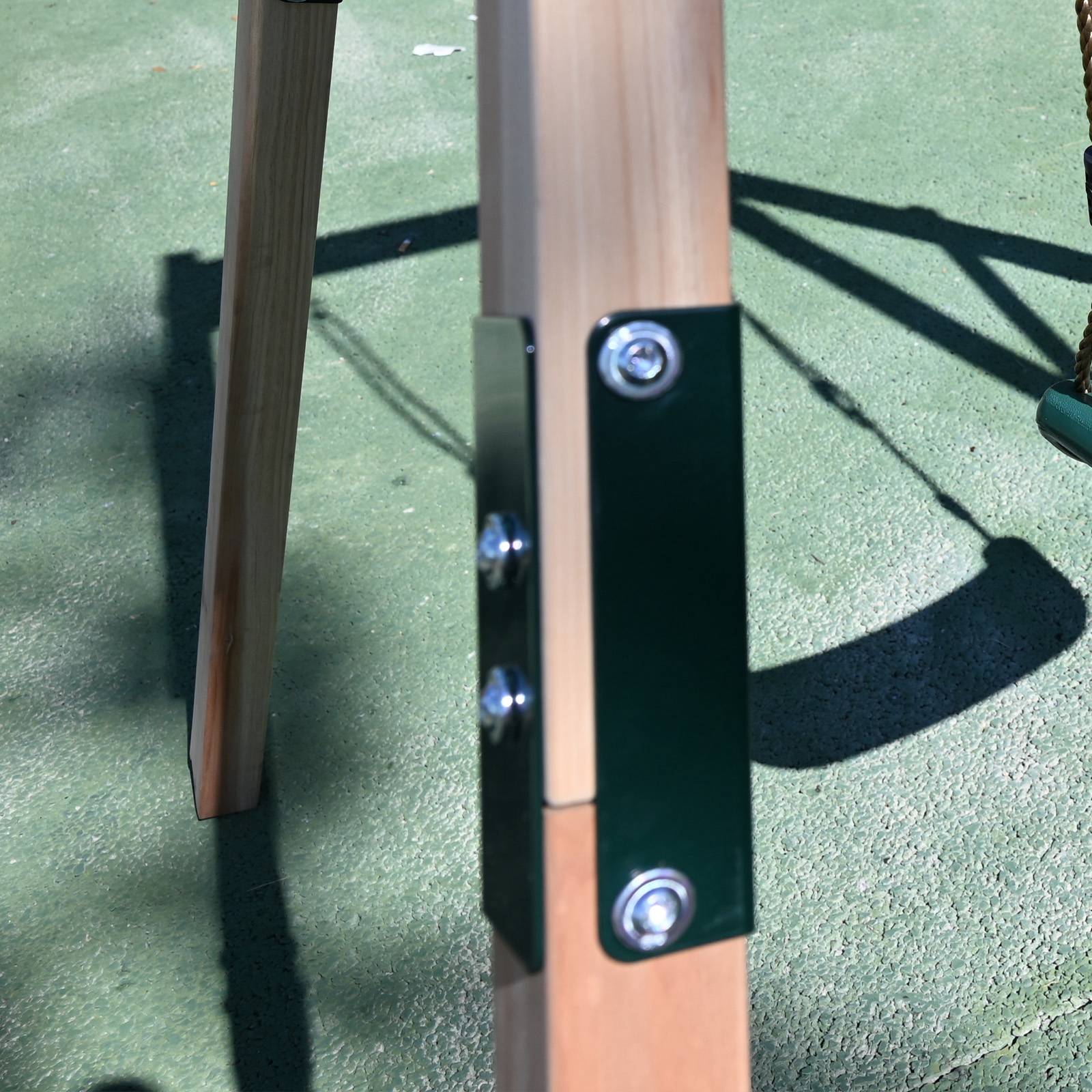 Galactica Wooden Single Outdoor Swing Set