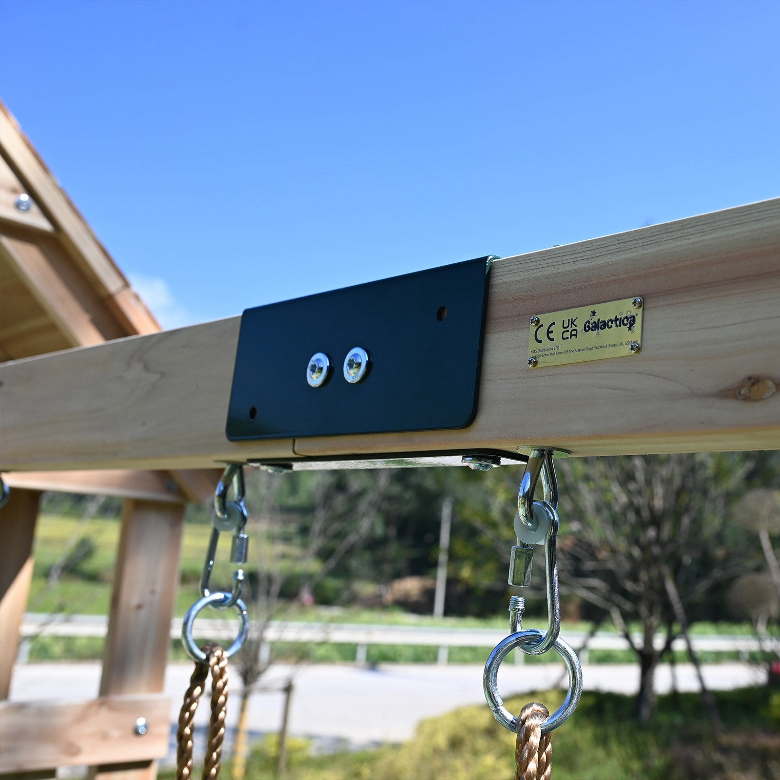 Galactica Outdoor Swing And Slide Set