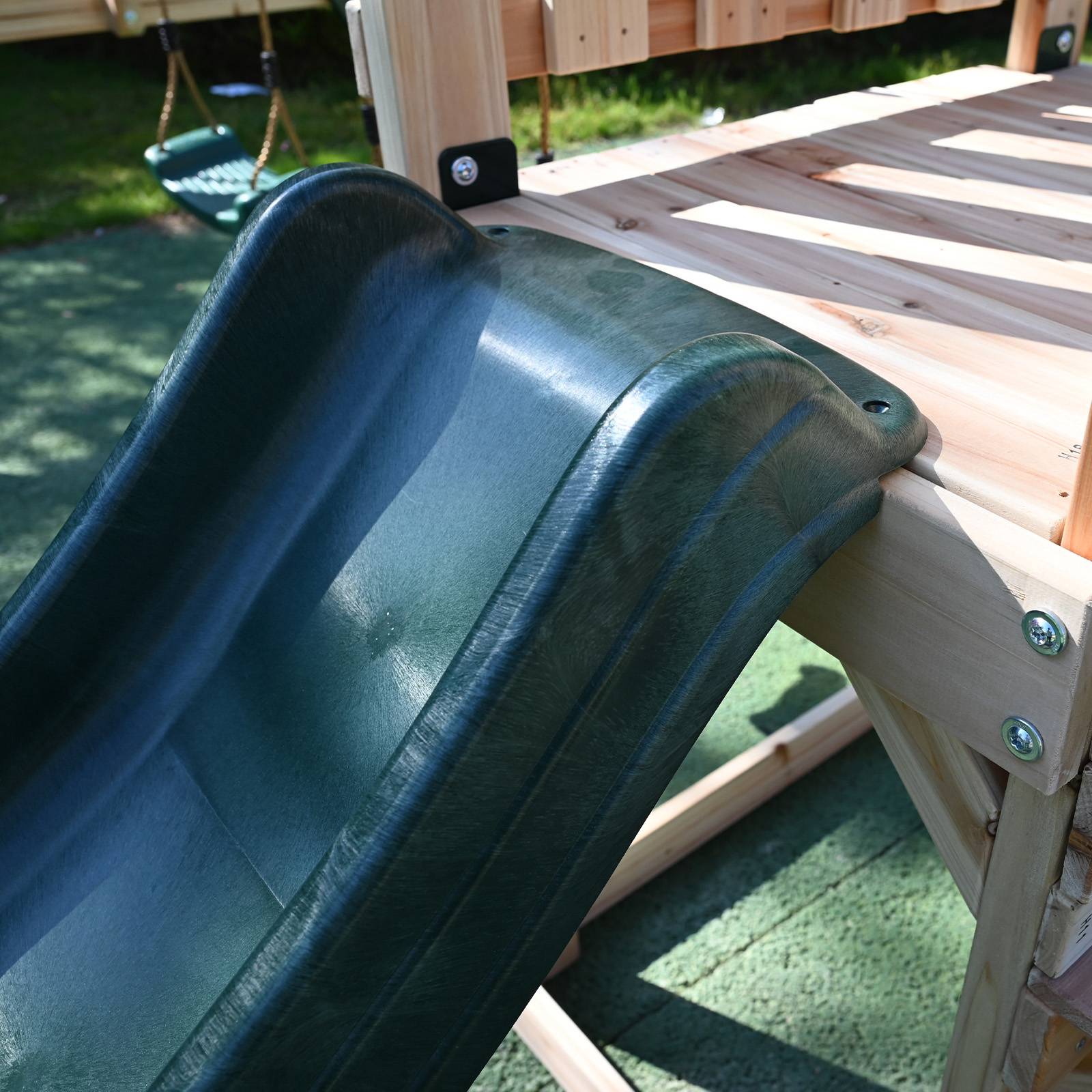Galactica Outdoor Swing And Slide Set