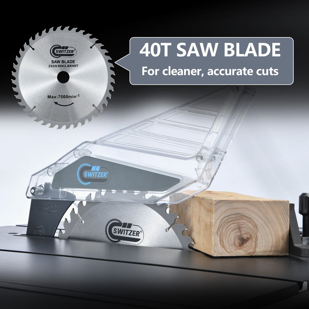 SwitZer Table Saw 1800W TS01 Grey