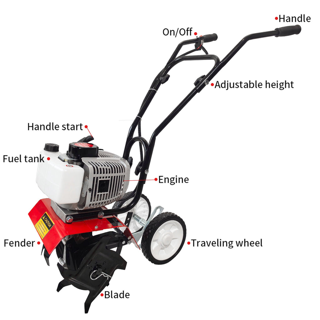 SwitZer Petrol Garden Tiller SZ-PGT01