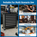 SwitZer Tool Cabinet Trolley Black