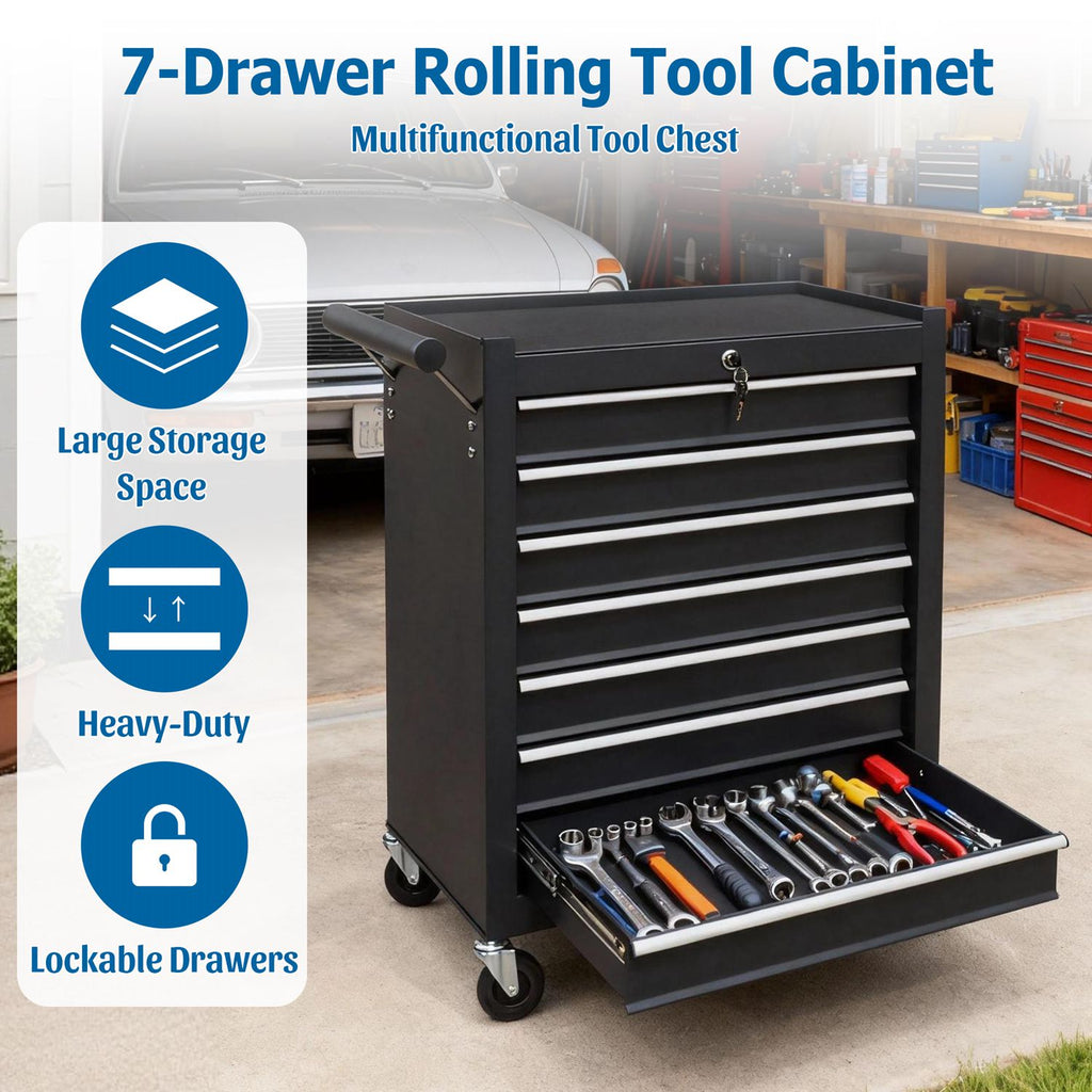 SwitZer Tool Cabinet Trolley Black