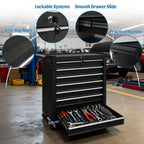 SwitZer Tool Cabinet Trolley Black