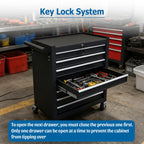 SwitZer Tool Cabinet Trolley Black