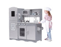 GALACTICA Role Play Kitchen with Utensil Kids Cooking Set