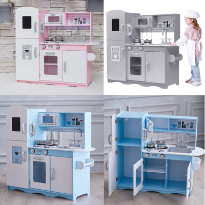 GALACTICA Role Play Kitchen with Utensil Kids Cooking Set