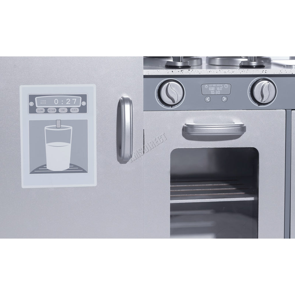 GALACTICA Role Play Kitchen with Utensil Kids Cooking Set