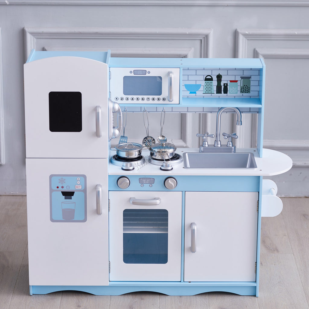 GALACTICA Role Play Kitchen with Utensil Kids Cooking Set