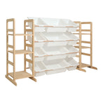GALACTICA Kids Toy Storage Organizer with Bookshelf