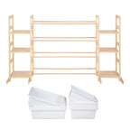 GALACTICA Kids Toy Storage Organizer with Bookshelf