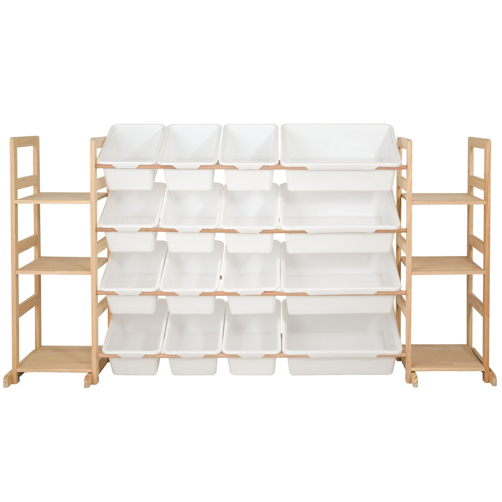 GALACTICA Kids Toy Storage Organizer with Bookshelf