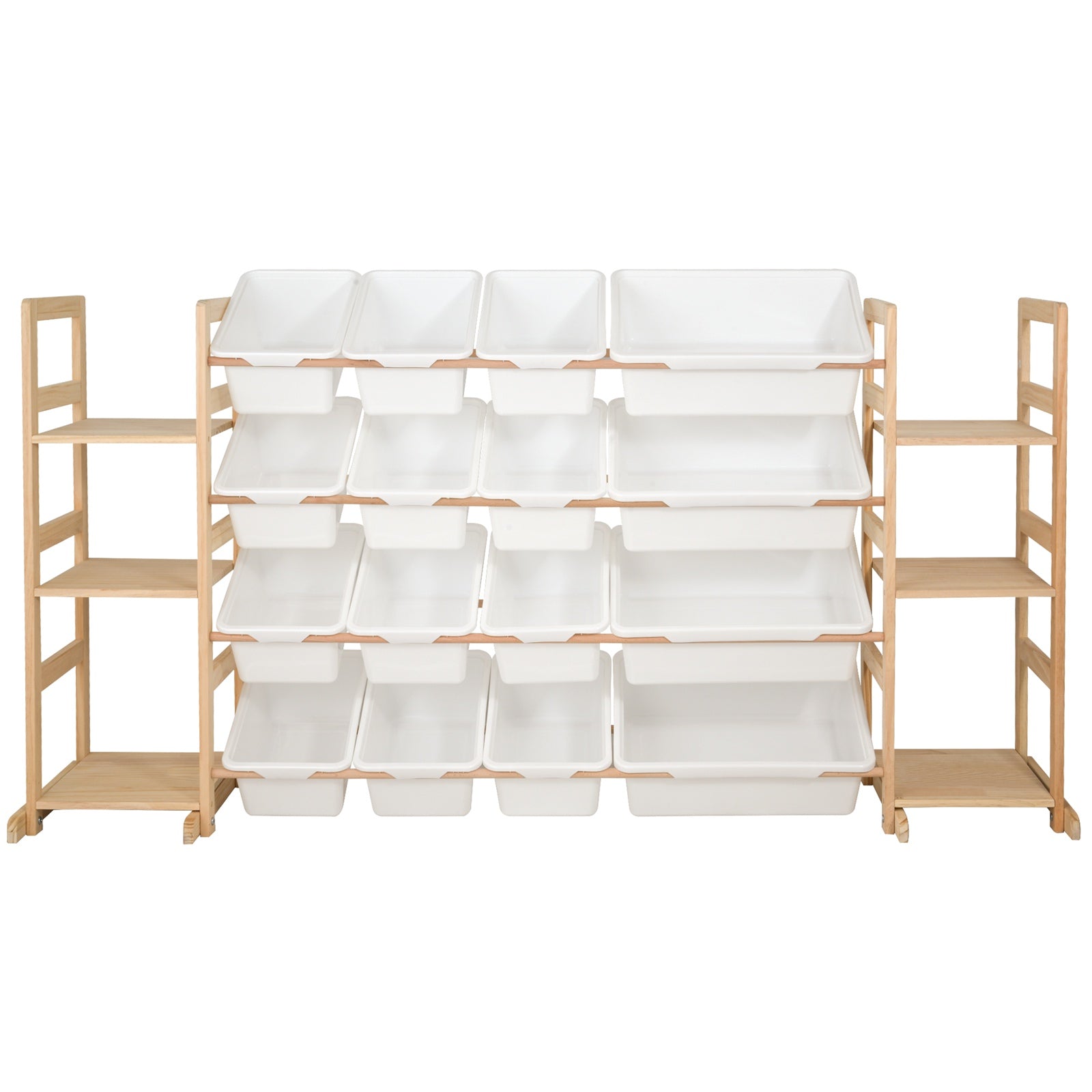 GALACTICA Kids Toy Storage Organizer with Bookshelf
