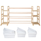 GALACTICA Kids Toy Storage Organizer with Bookshelf