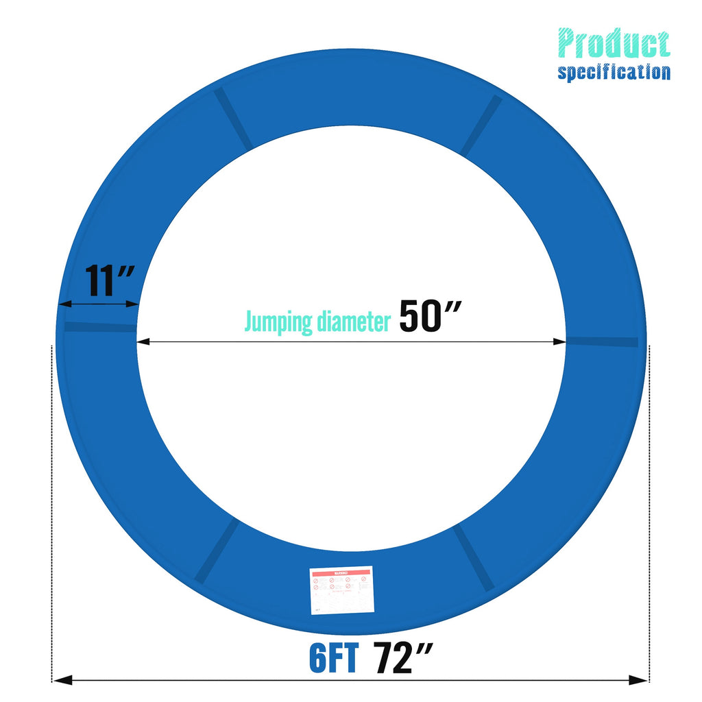 GALACTICA Trampoline Pad Replacement Spring Cover