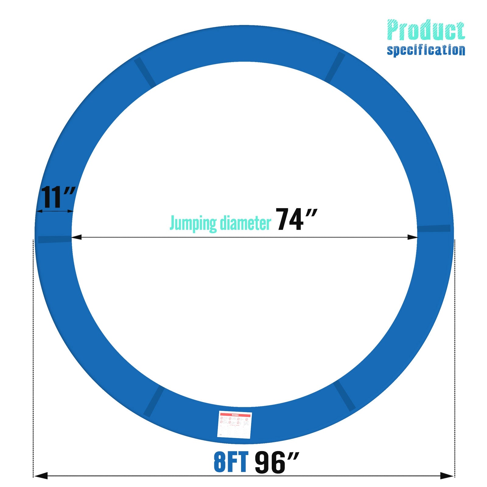 GALACTICA Trampoline Pad Replacement Spring Cover