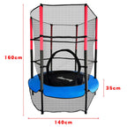 GALACTICA Trampoline 55" 4.5FT Junior With Enclosure Safety Net