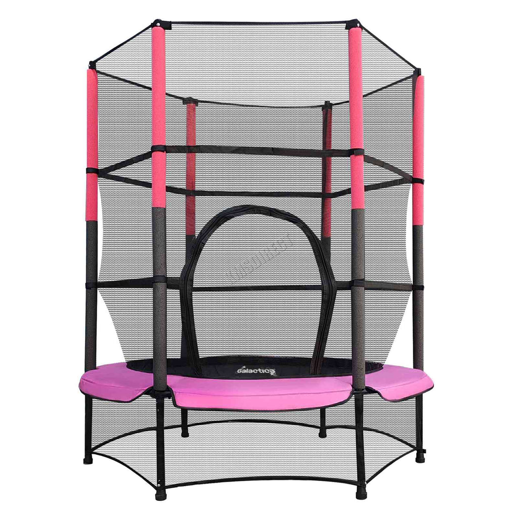 GALACTICA Trampoline 55" 4.5FT Junior With Enclosure Safety Net