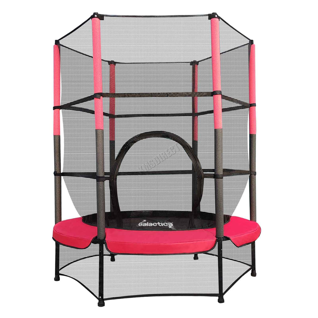 GALACTICA Trampoline 55" 4.5FT Junior With Enclosure Safety Net
