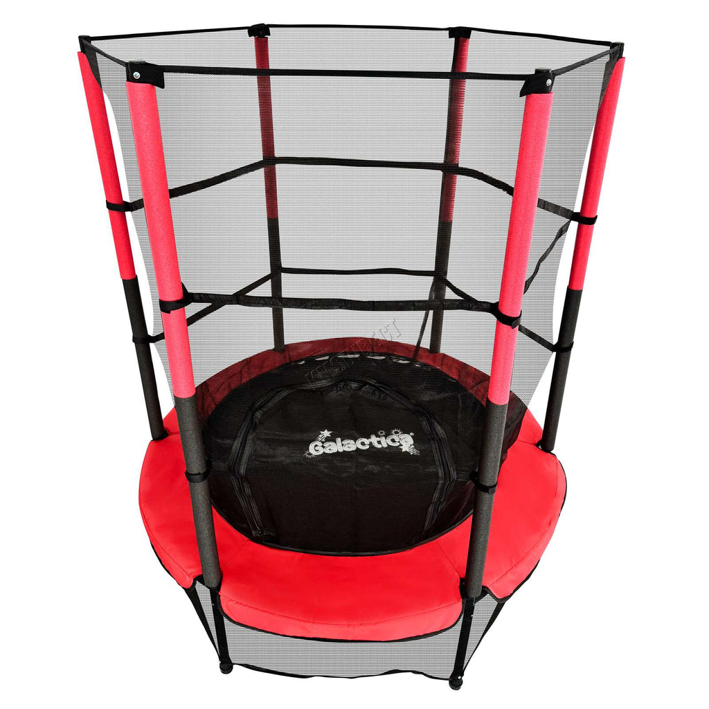 GALACTICA Trampoline 55" 4.5FT Junior With Enclosure Safety Net